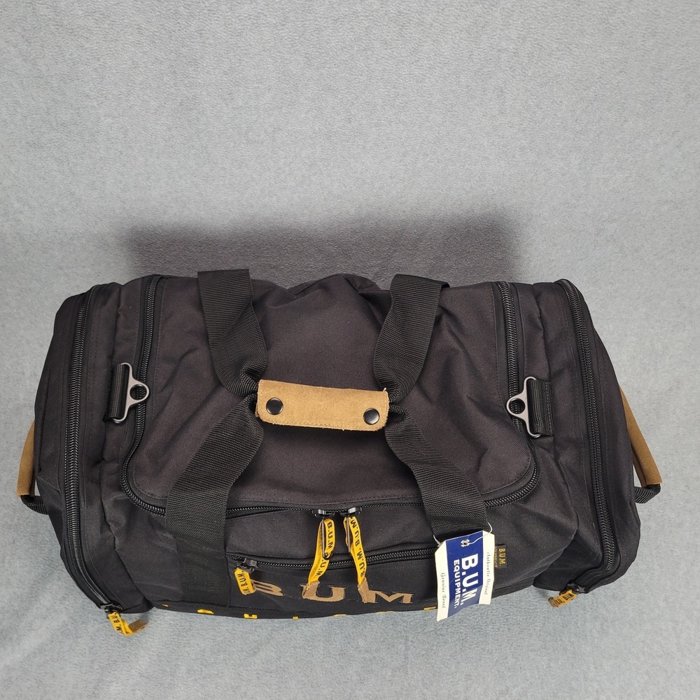 VTG 90's Bum Equipment Duffle Bag Embroidered B.U.M. 24x12x12 NWT - Picture 6 of 14